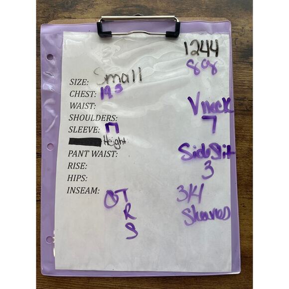 Sigrid Olsen Womens S Lavender 100% Linen V Neck 3/4 Sleeves Coastal Cool - Picture 6 of 6